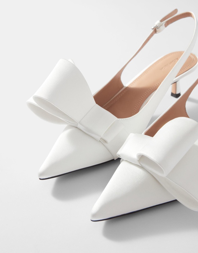 & Other Stories - Bow-Embellished Satin Pumps