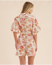 Amelius - Florine Puff Sleeve Playsuit