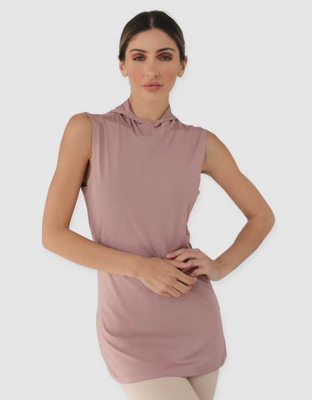 Mod Squad - Luxe Sleeveless Hooded Tank Base Layer