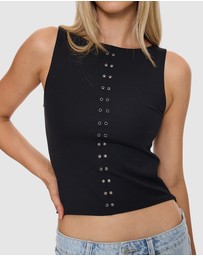 Thrills - Rhyde Eyelet Tank