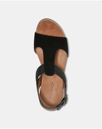 Vionic - Kaytie Wedge Sandal - Black