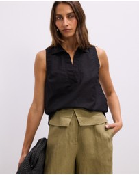 The Fated - Lara Collared Vest Top