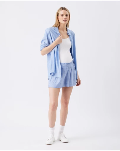 Ripe Maternity - Abby Stripe Short