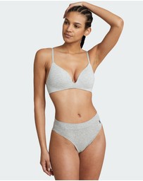 Polo Ralph Lauren - Polo Essentials Organic Cotton Wireless Plunge Bra