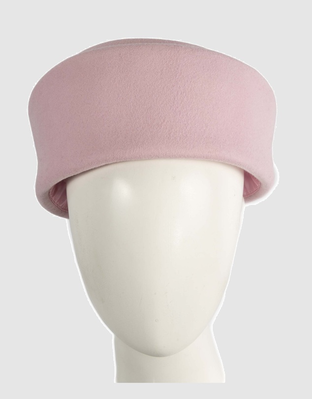 Max Alexander - Felt Pink Pillbox Hat