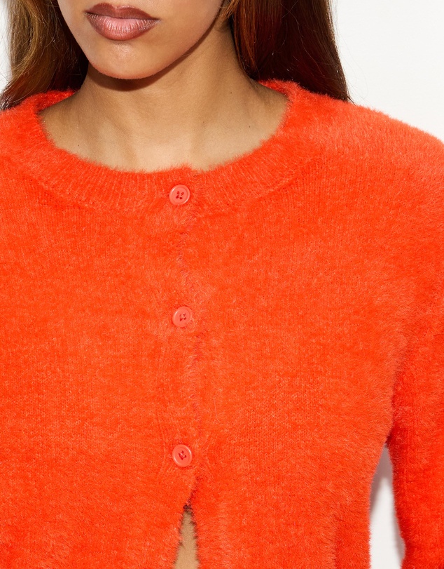 Dazie - Sloane Fuzzy Cardigan