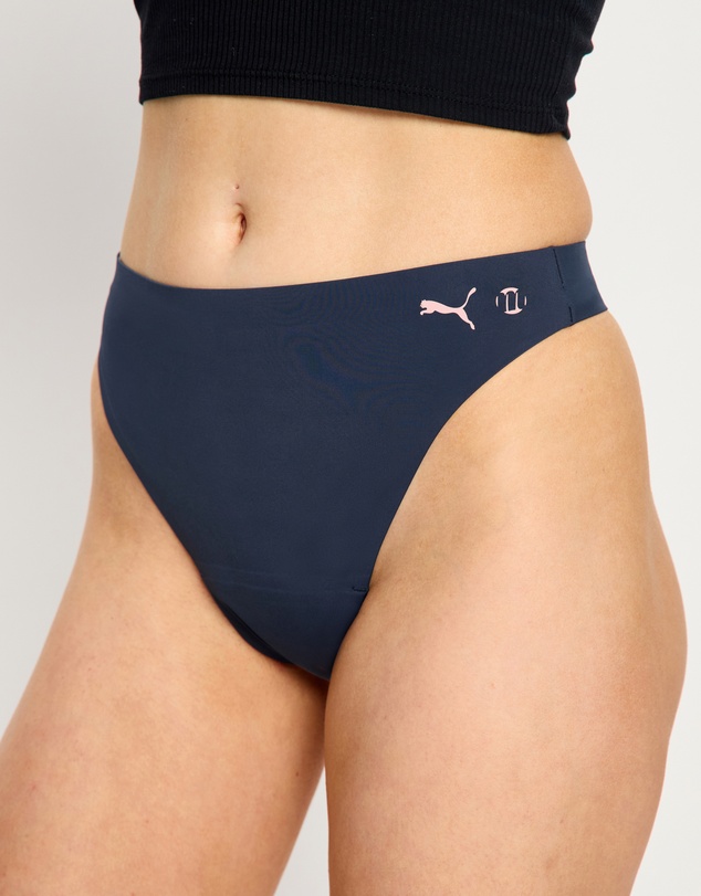 Modibodi - Puma X Modibodi Seamfree Active Hi Waist Period Thong Light Absorbency