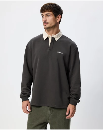 Rhythm - Koa Vintage Rugby LS Polo