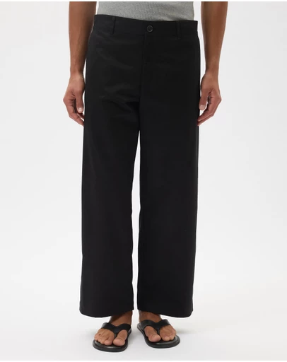 AERE - Relaxed Cropped Leg Chinos