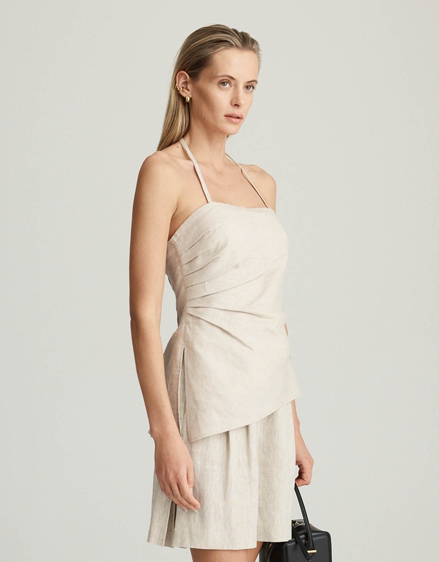 Mattir - Sable Linen Top