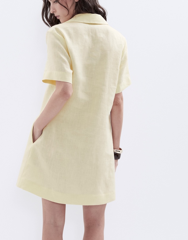 UNISON - Collared Linen Dress