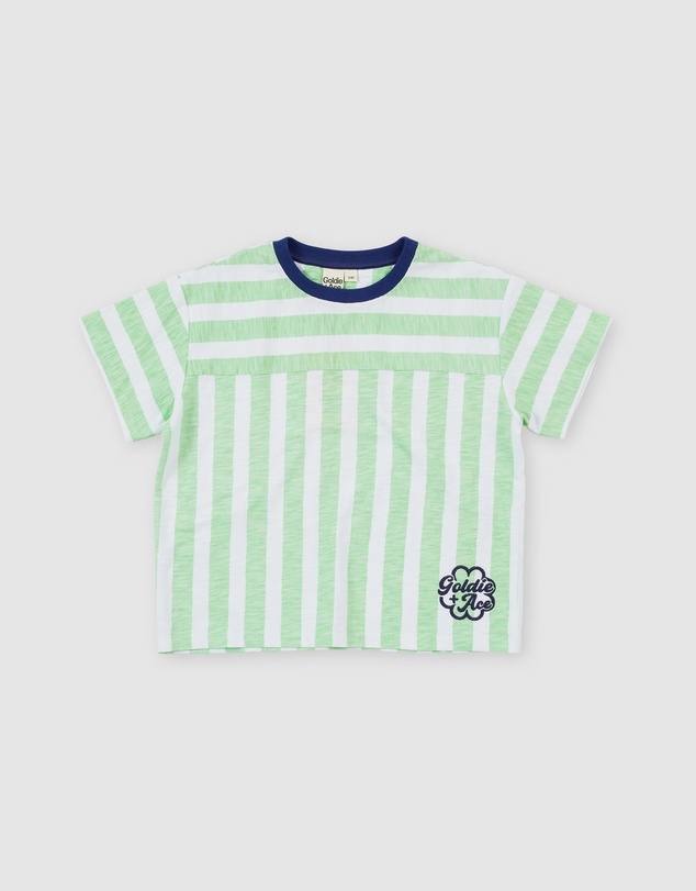 Goldie + Ace - Flick Flack Stripe Tee - Babies-Kids