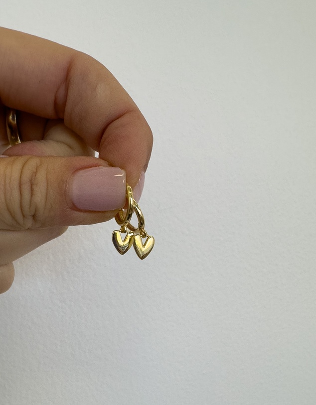 Pastiche - Gold Amara Huggies Gold Plated 925 Sterling silver Earrings