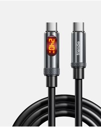 Friendie - Studio USB C to USB C Fast Charging Cable — 240W, LED Display, PD 3.1