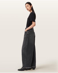 AllSaints - Payton Barrel Leg Denim Jeans