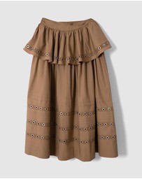 Damson Madder - Anika Eyelet Skirt