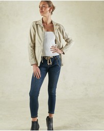 DRICOPER DENIM - Driftwood Foam Utility Jacket