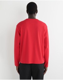 COS - Relaxed Jersey Interlock Long Sleeve T-Shirt