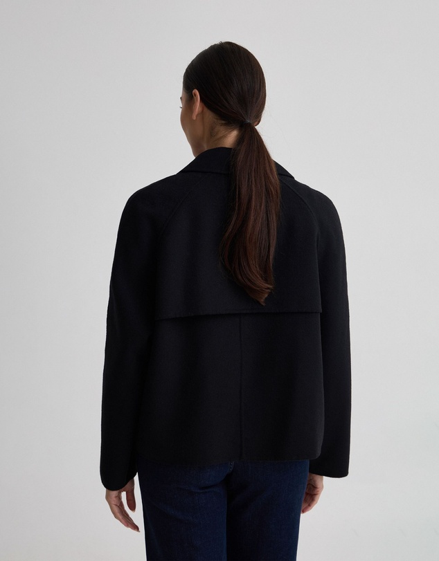 Oxford - Daisy Wool Crop Trench Jacket