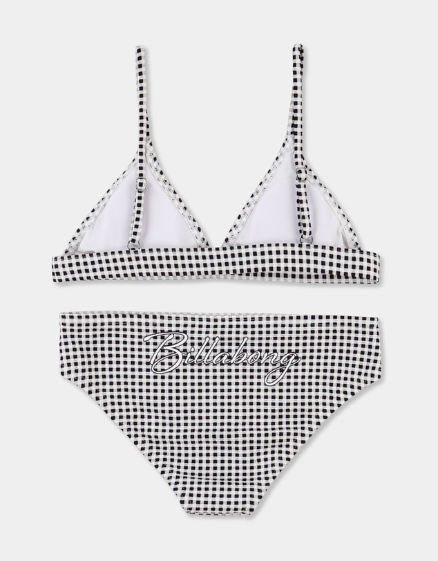 Billabong - Girls 6 to 16 Gingham Crush Tri Two Piece Swimsuit