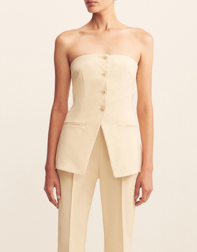 Shona Joy - Lani Strapless Tailored Top