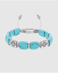 Nialaya Jewellery - The Dorje Flatbead Collection - Turquoise and Silver