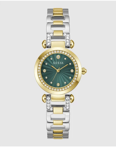 GUESS - GUESS Ladies 2-Tone Gold Tone Analogue Watch