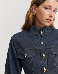Country Road - Blouson Denim Mini Dress