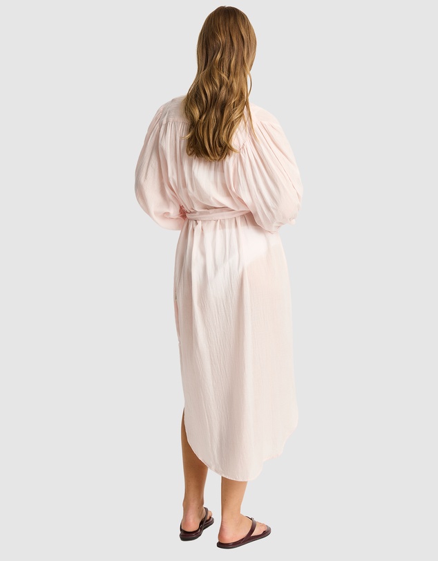 Sea Level Australia - Salt Boho Long Shirt Dress
