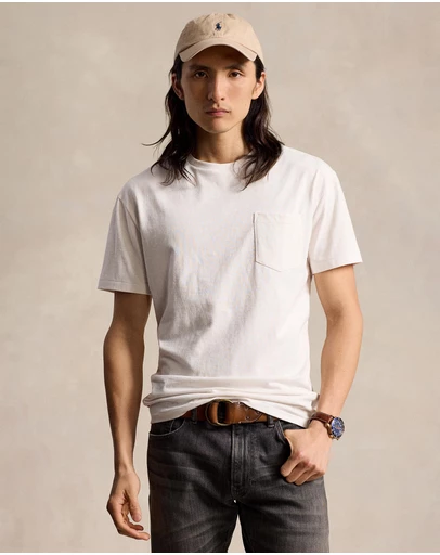 Polo Ralph Lauren - Classic Fit Jersey Pocket T-Shirt - ICONIC EXCLUSIVE