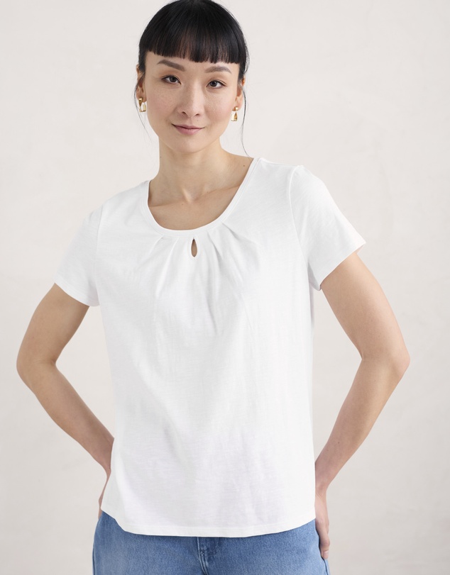 Seasalt - Seasalt Cornwall White Appletree T-Shirt