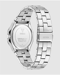 GUESS - Guess Ladies Silver Tone 34mm Analogue Watch