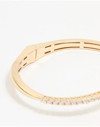Lovisa - Gold Diamante Hinge Bangle