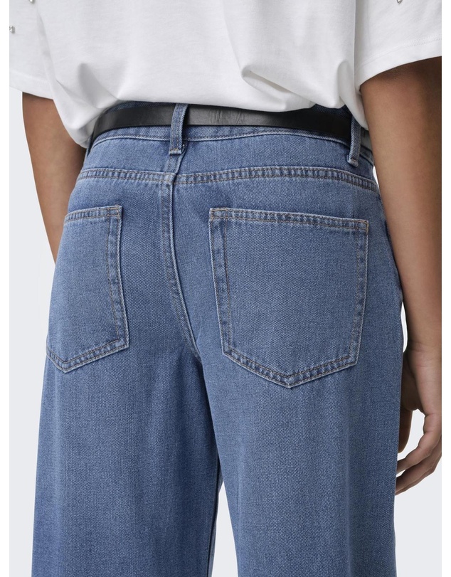 ONLY - Cath Wide Rhinestone Denim Jeans