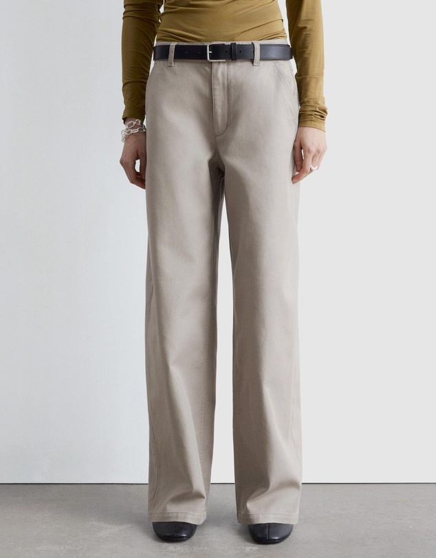 & Other Stories - Wide-Leg Twill Trousers