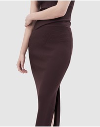 UNISON - Knitted Rib Skirt