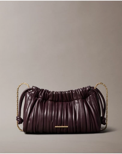 Calvin Klein - Mini Plissé Chain Crossbody Bag