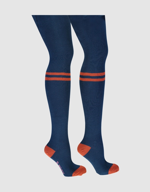 B.Nosy - Blue Tights - Kids-Teens