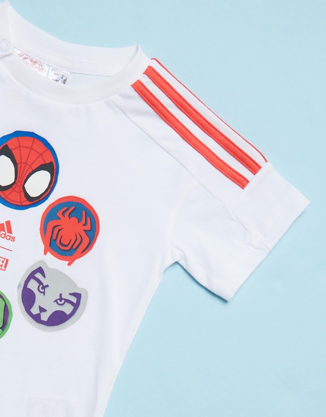 adidas Sportswear - Adidas X Marvel Spider-Man Tee & Shorts Set - Babies