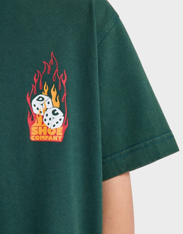 DC Shoes - Boys 10 to 16 Burning Dice T-Shirt