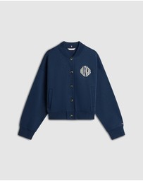 Tommy Hilfiger - Flex Fleece Logo Relaxed Bomber Cardigan