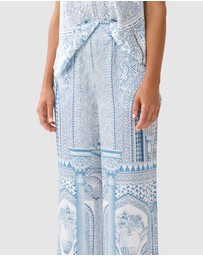 Camilla - Button Front Lounge Pants