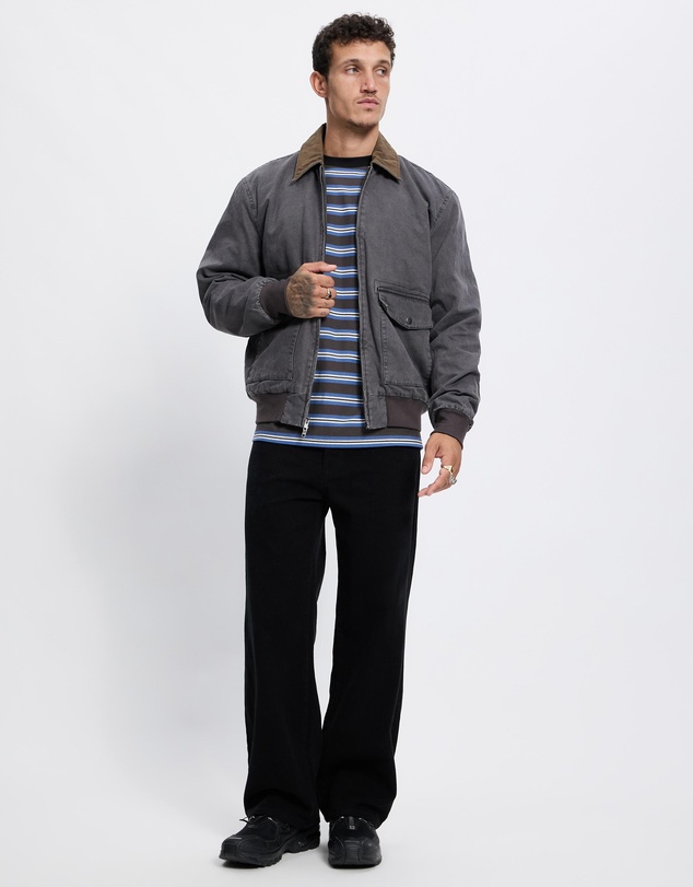 Rhythm - Washed Canvas Bomber Jacket
