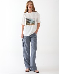 Lost in Lunar  - St Tropez Postcard Tee