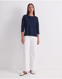 Sportscraft - Mercerised Cotton 3/4 Sleeve Tee