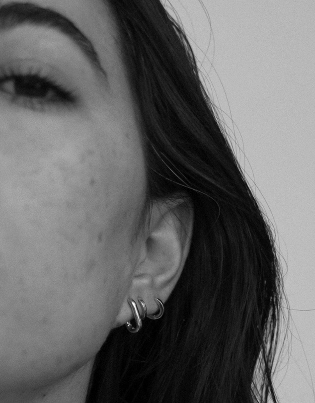 SAINT VALENTINE - Amsterdam Hoops - Silver