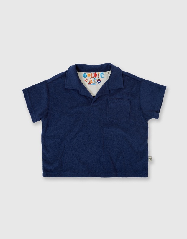 Goldie + Ace - Oversized Terry Polo - Babies-Kids