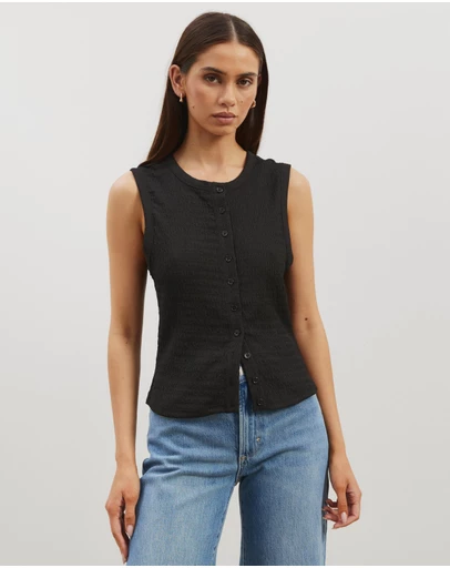Atmos&Here - Maris Textured Vest Top