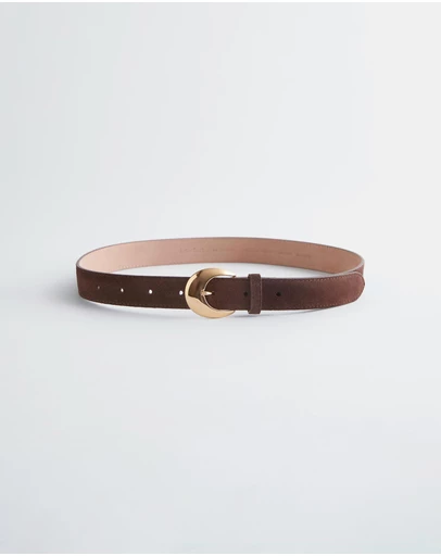& Other Stories - Crescent-Buckle Leather Belt