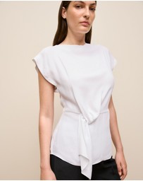 Trenery - Twist Front Top in White